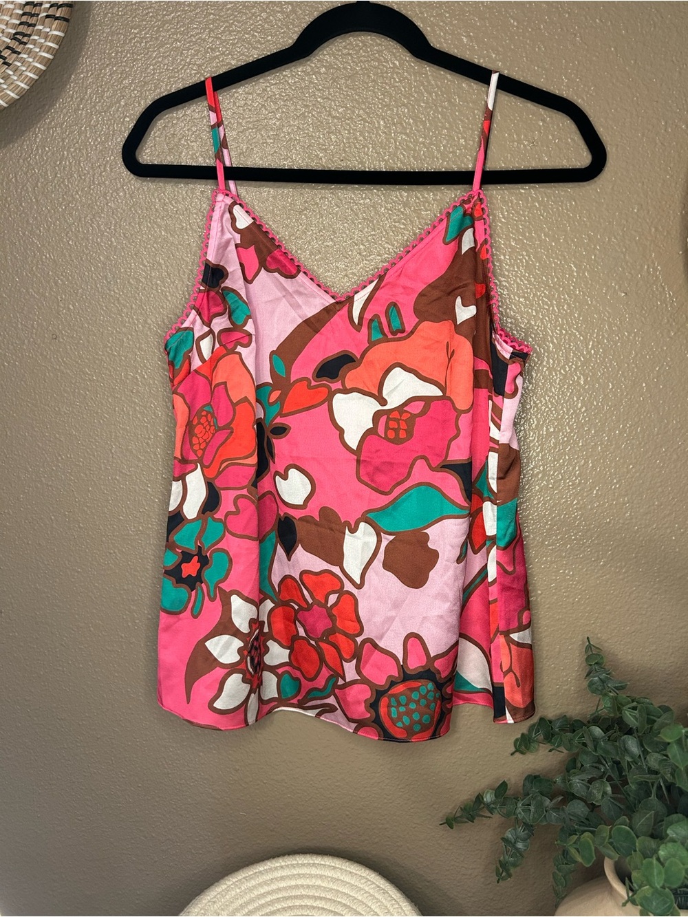 Ted Baker Pink Multi Floral V-Neck Camisole
